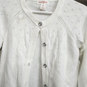 Cat & Jack Elegant White Cardigan